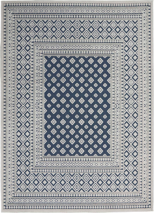 Key Largo Blue KLG02 Polypropylene & Polyester Modern Area Rug - 9 Ft x 12 Ft
