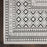 Key Largo Dark Grey KLG02 Polypropylene & Polyester Modern Area Rug - 8 Ft x 10 Ft