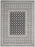 Key Largo Dark Grey KLG02 Polypropylene & Polyester Modern Area Rug - 8 Ft x 10 Ft