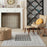 Key Largo Dark Grey KLG02 Polypropylene & Polyester Modern Area Rug - 8 Ft x 10 Ft