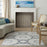 Key Largo Blue KLG03 Polypropylene & Polyester Area Rug - 10 Ft Runner