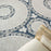 Key Largo Blue KLG03 Polypropylene & Polyester Area Rug - 5 Ft x 7 Ft