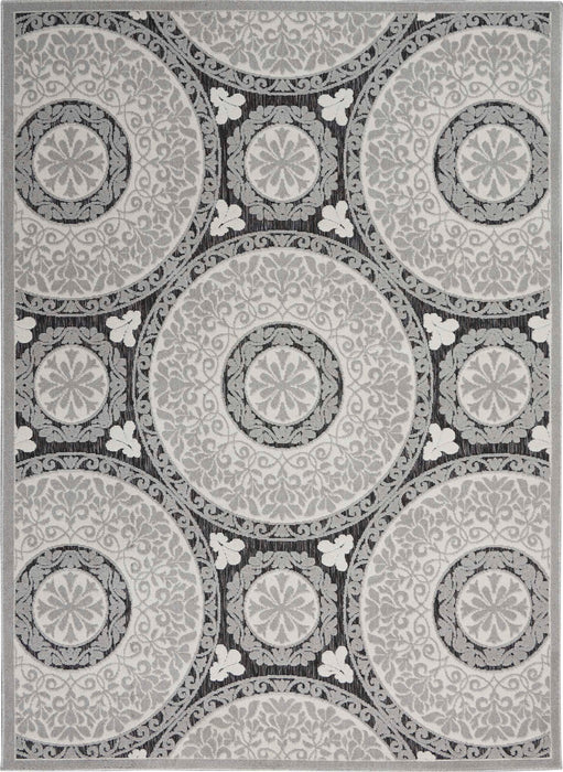 Key Largo Grey KLG03 Polypropylene & Polyester Contemporary Area Rug - 10 Ft Runner