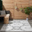 Key Largo Grey KLG03 Polypropylene & Polyester Contemporary Area Rug - 10 Ft Runner