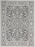 Key Largo Dark Grey KLG04 Polypropylene & Polyester Persian Area Rug - 8 Ft Runner