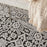 Key Largo Dark Grey KLG04 Polypropylene & Polyester Persian Area Rug - 8 Ft Runner