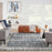 American Manor Blue Ivory Polypropylene & Polyester BLUIV