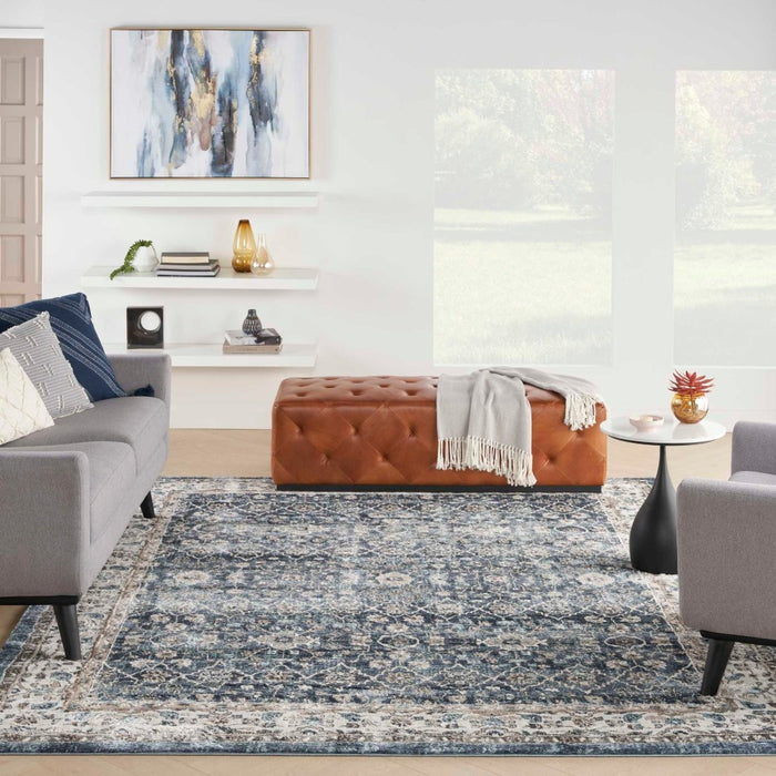 American Manor Blue Ivory Polypropylene & Polyester BLUIV