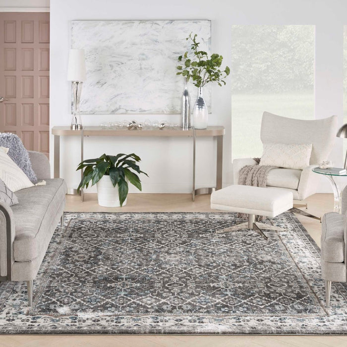 American Manor Grey Ivory Polypropylene & Polyester GRYIV
