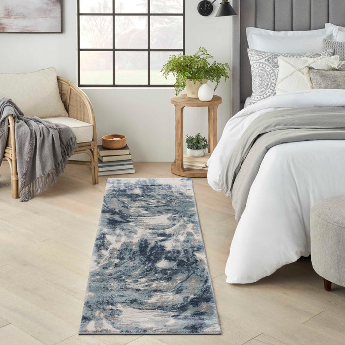American Manor Polypropylene & Polyester Blue Ivory BLUIV