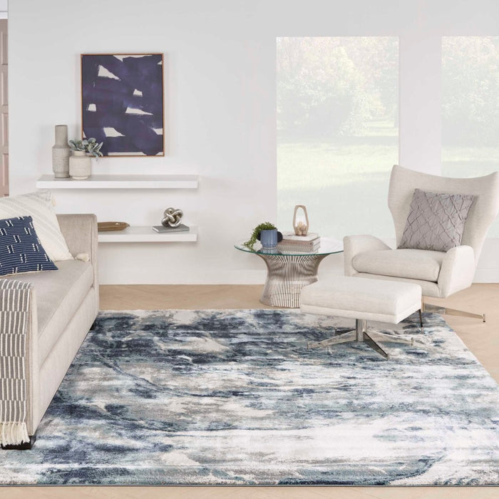American Manor Blue Ivory Polypropylene & Polyester BLUIV