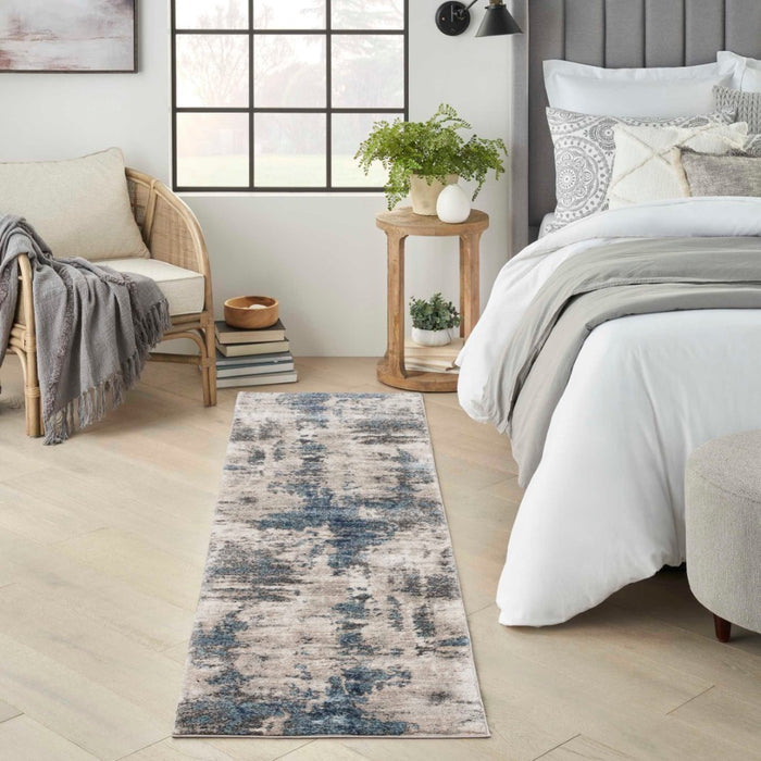 American Manor Polypropylene & Polyester Ivory Blue IVBLU