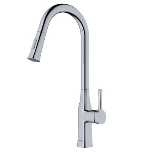 Standerton Solid Brass Chrome Kitchen Faucet 1