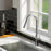 Standerton Solid Brass Chrome Kitchen Faucet 2