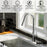 Standerton Solid Brass Chrome Kitchen Faucet 4