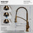 Scottsdale Solid Brass Brushed Copper Kitchen Faucet 5