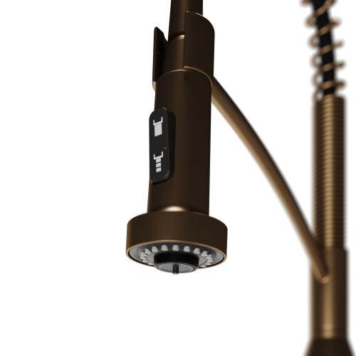 Scottsdale Solid Brass Brushed Copper Kitchen Faucet 6