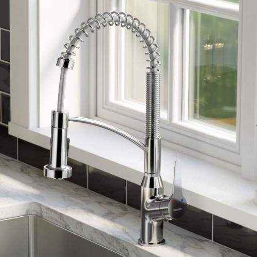 Scottsdale Solid Brass Chrome Kitchen Faucet 2