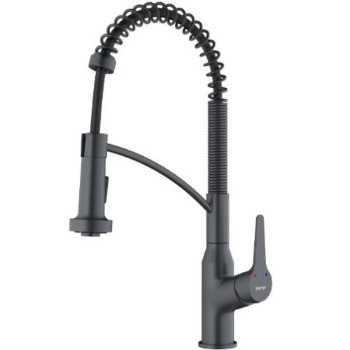 Scottsdale Solid Brass Gunmetal Grey Kitchen Faucet 1