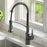 Scottsdale Solid Brass Gunmetal Grey Kitchen Faucet 2