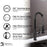 Scottsdale Solid Brass Gunmetal Grey Kitchen Faucet 4