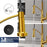Scottsdale Solid Brass Gold Kitchen Faucet 5