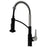 Scottsdale Solid Brass Matte Black and Spot Free Stainless Steel Kitchen Faucet 1