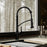 Scottsdale Solid Brass Matte Black Kitchen Faucet 2