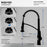 Scottsdale Solid Brass Matte Black Kitchen Faucet 5