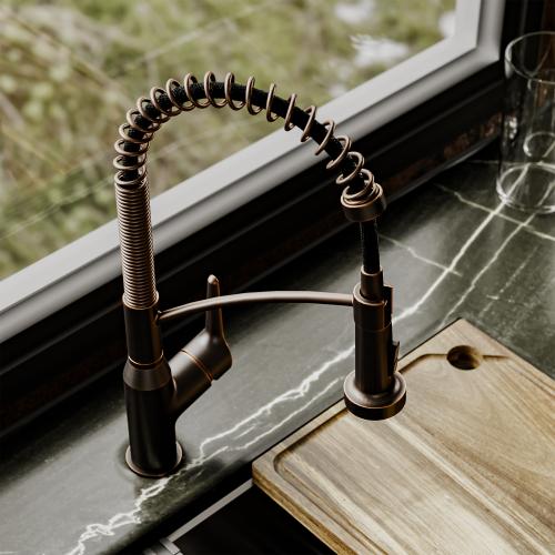 Scottsdale Solid Brass Oil Rubbed Bronze Kitchen Faucet 3