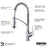 Scottsdale Solid Brass Chrome Kitchen Faucet 3