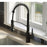 Scottsdale Solid Brass Matte Black Kitchen Faucet 2