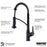 Scottsdale Solid Brass Matte Black Kitchen Faucet 3