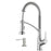 Scottsdale Solid Brass Stainless Steel Kitchen Faucet 1