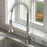 Scottsdale Solid Brass Stainless Steel Kitchen Faucet 2