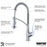 Scottsdale Solid Brass Stainless Steel Kitchen Faucet 3