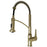 Scottsdale Solid Brass Spot Free Brushed Gold Kitchen Faucet 1