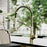 Scottsdale Solid Brass Spot Free Brushed Gold Kitchen Faucet 2