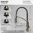 Scottsdale Solid Brass Spot Free Champagne Bronze Kitchen Faucet 5