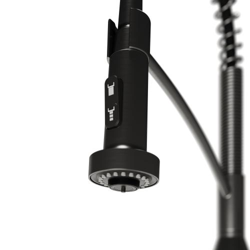 Scottsdale Solid Brass Spot Free Gunmetal Grey Kitchen Faucet 6