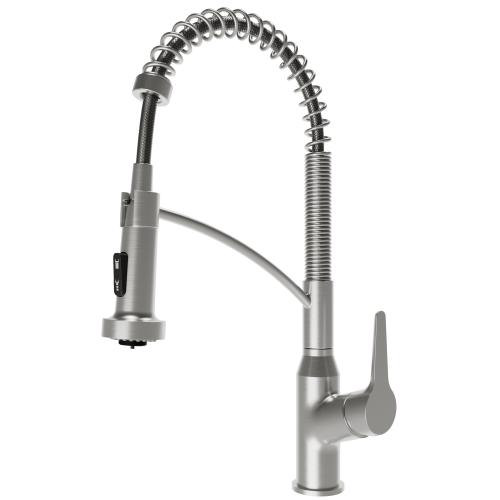 Scottsdale Solid Brass Spot Free Stainless Steel Kitchen Faucet 1