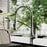 Scottsdale Solid Brass Spot Free Stainless Steel Kitchen Faucet 2