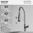 Scottsdale Solid Brass Spot Free Stainless Steel Kitchen Faucet 4