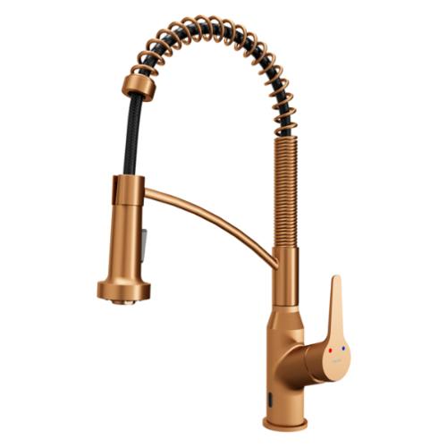 Alston Solid Brass Brushed Copper Kitchen Faucet 1