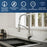 Alston Solid Brass Chrome Kitchen Faucet 2