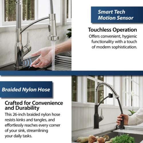 Alston Solid Brass Chrome Kitchen Faucet 4