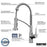 Alston Solid Brass Chrome Kitchen Faucet 5