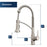 Alston Solid Brass Stainless Steel Kitchen Faucet 3