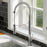 Bluffton Solid Brass Chrome Kitchen Faucet 2