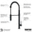 Bluffton Solid Brass Matte Black Kitchen Faucet 3